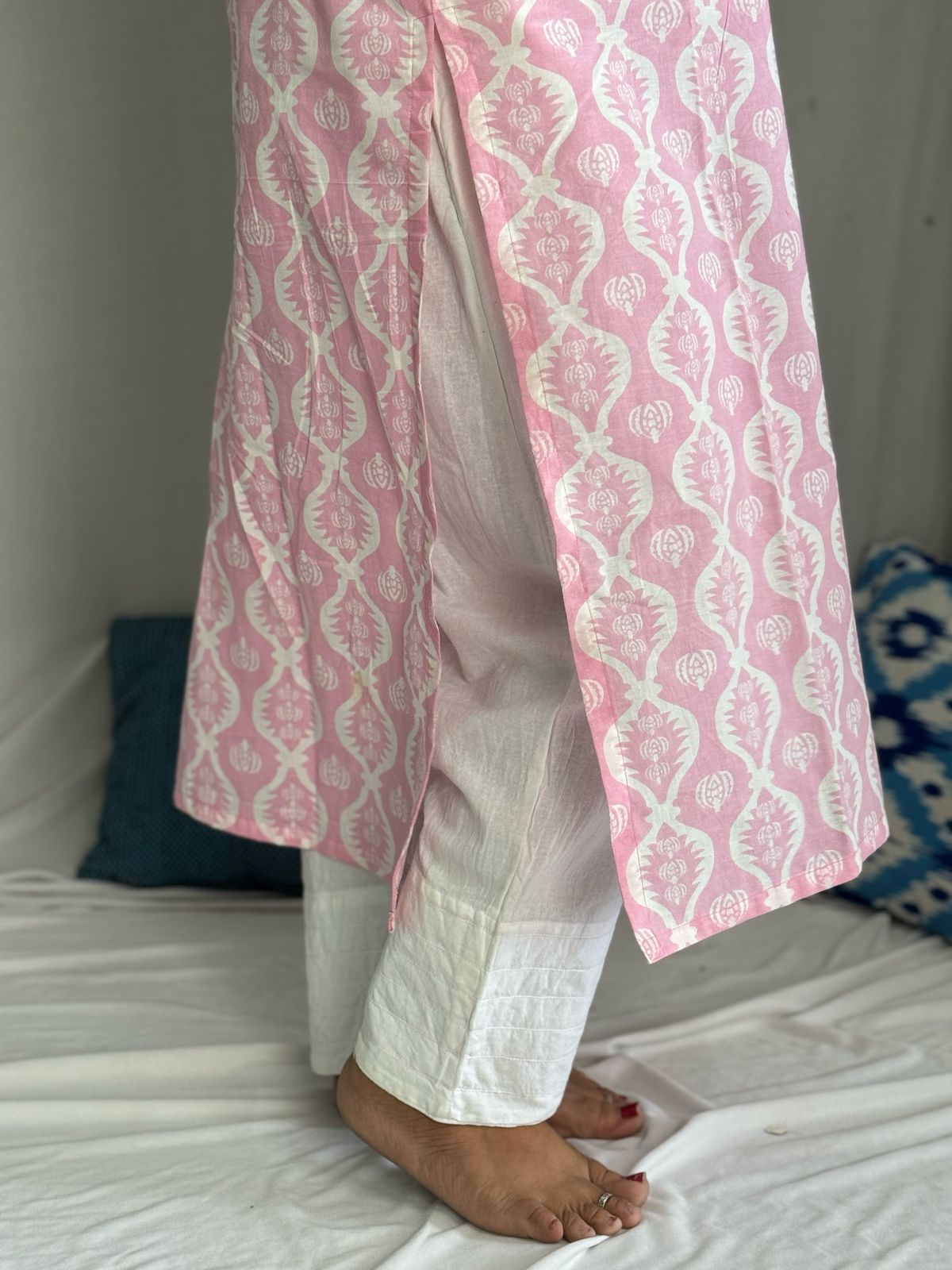 Pink Daily wear Cotton Kurta (COMBO)