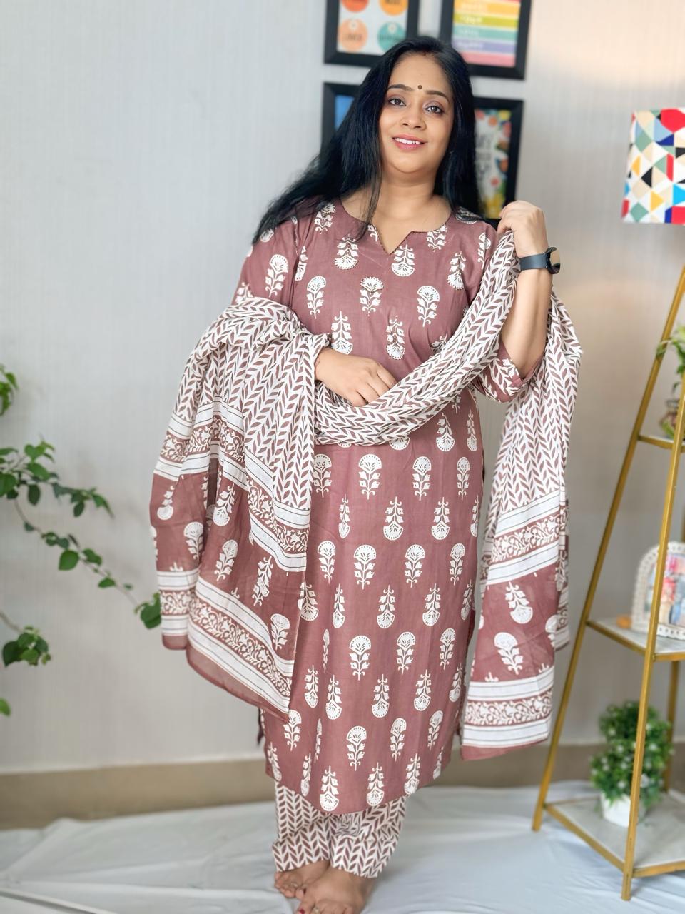 Aaram Brown Suit Set (PREBOOK OFFER )