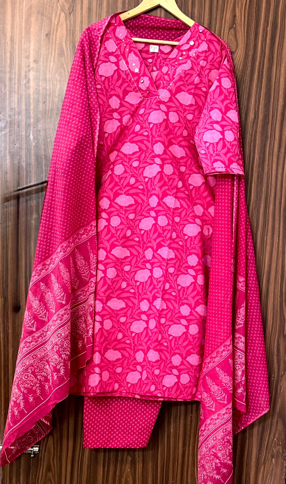 Gulabi Cotton Embroidered Suit Set (PRE -BOOK)