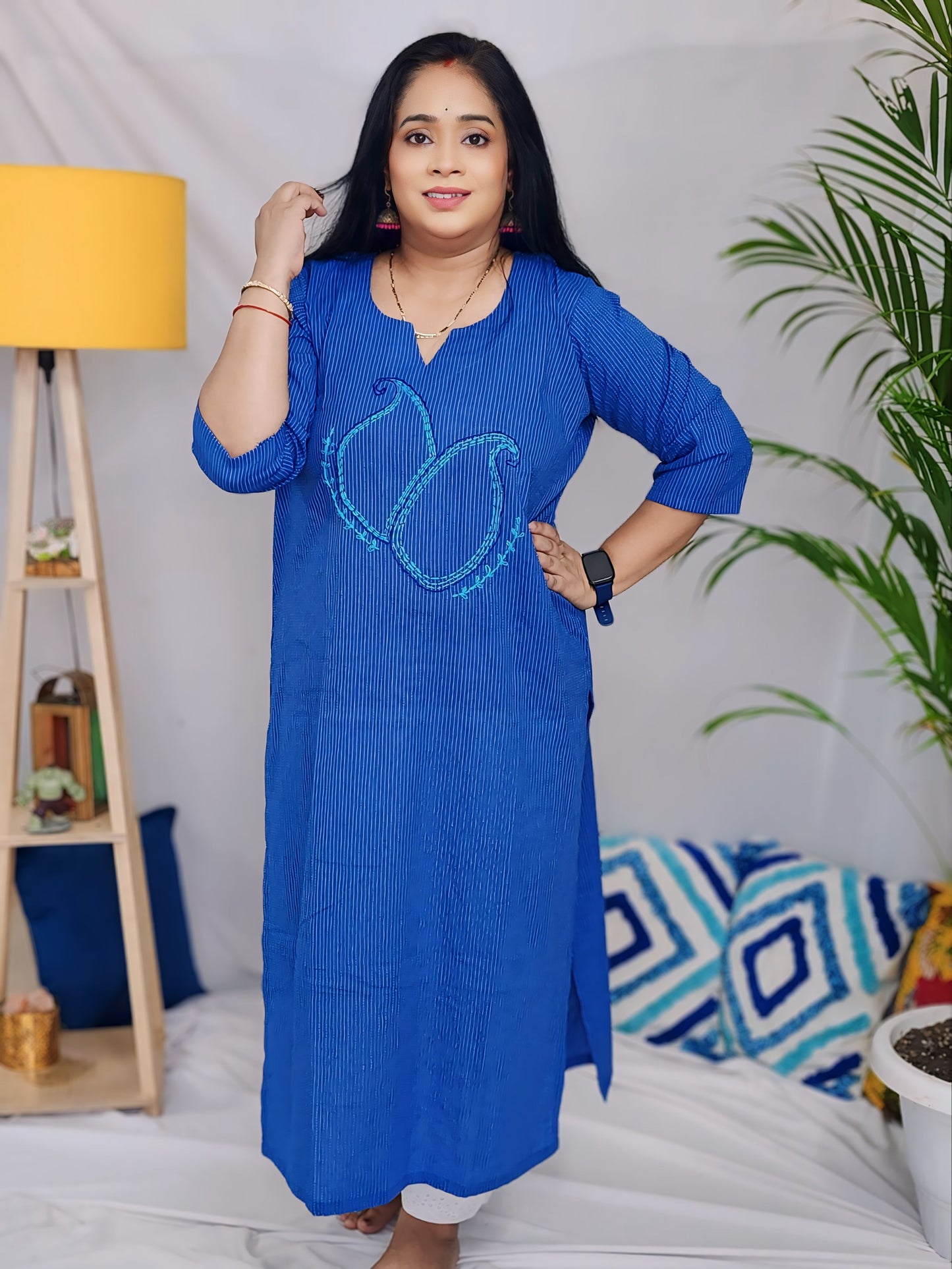 Kantha Ambi Handcrafted Kurta