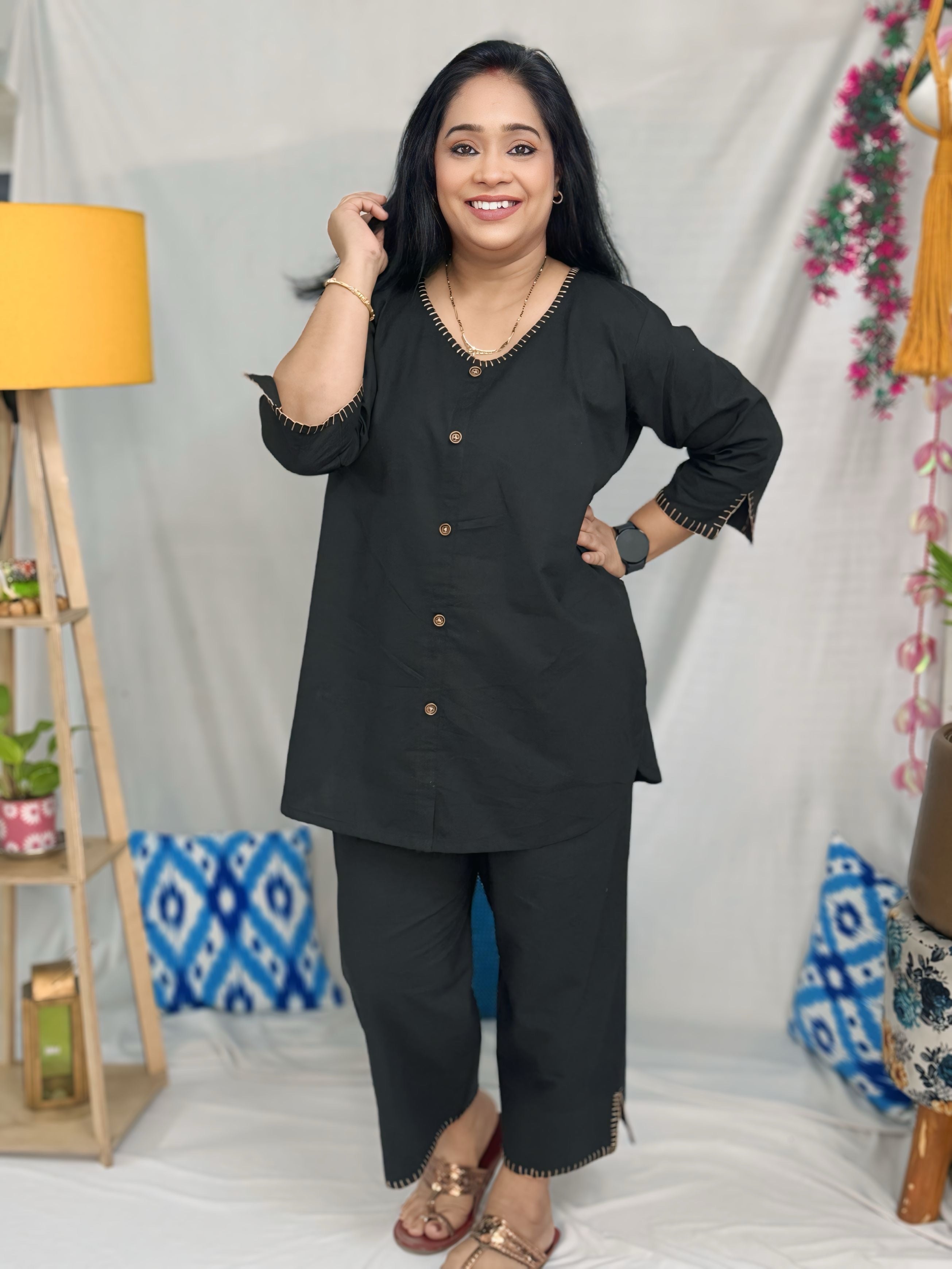 Black Office Wear Set