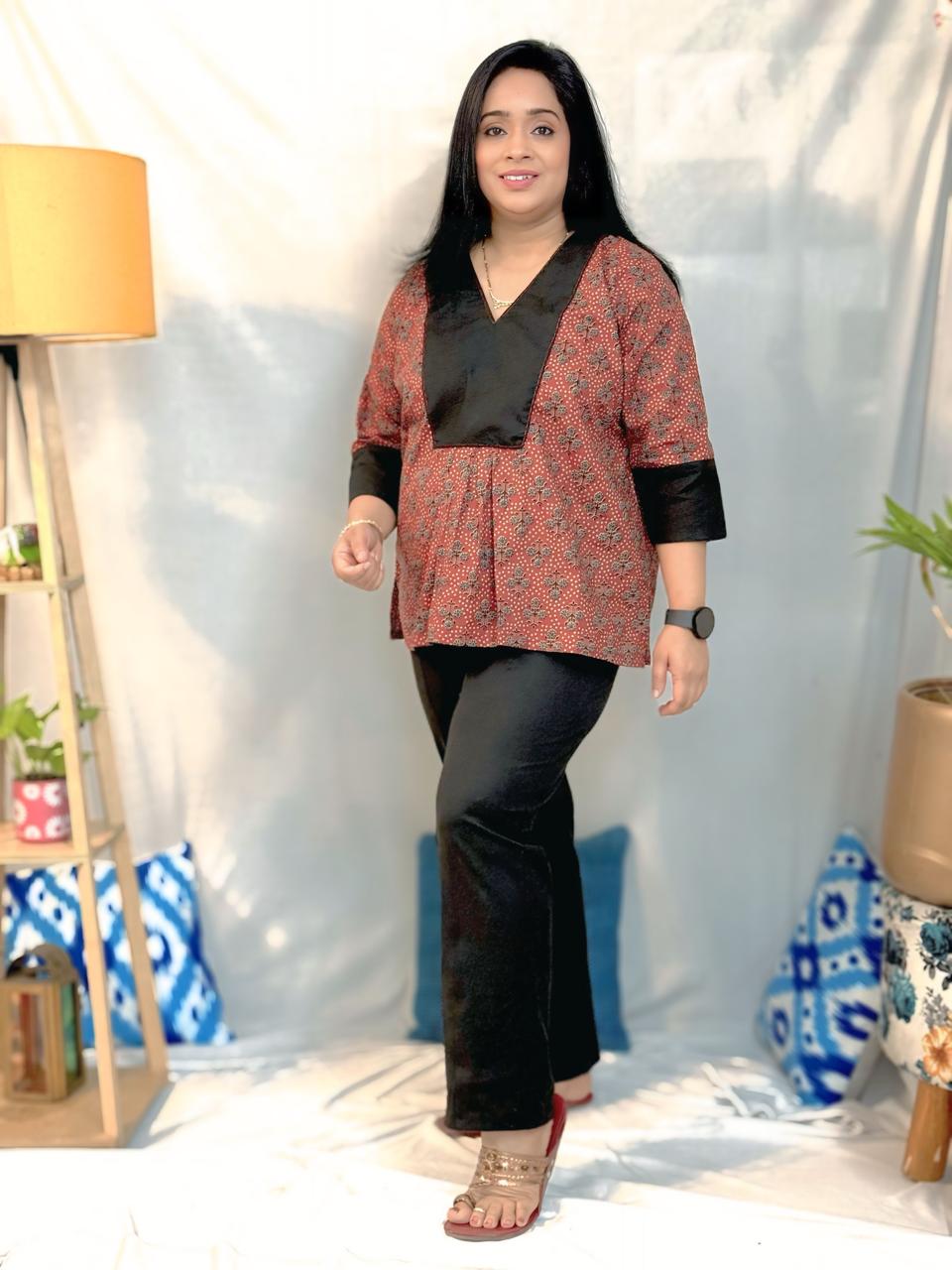 Regular Short Peplum Kurta