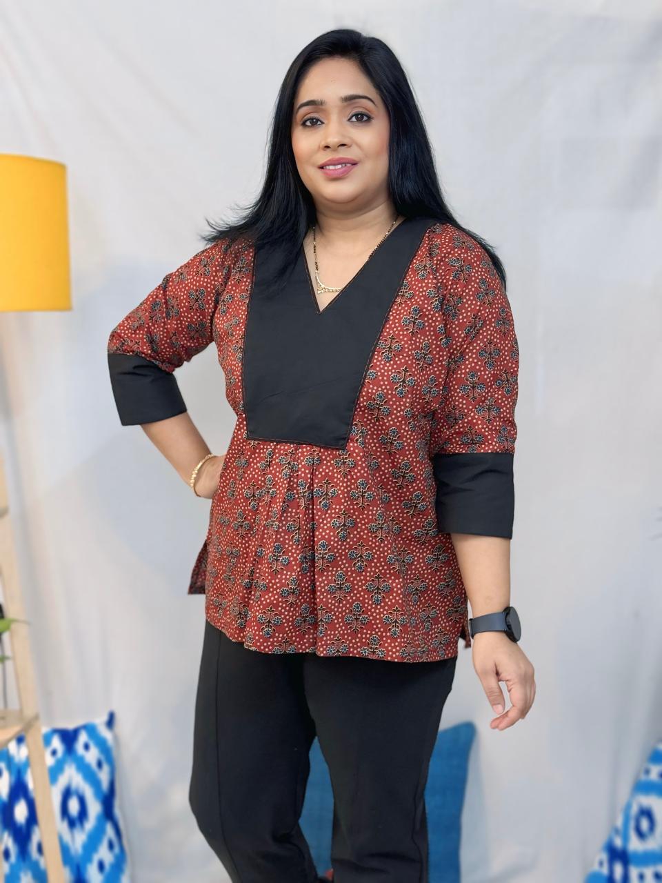 Regular Short Peplum Kurta