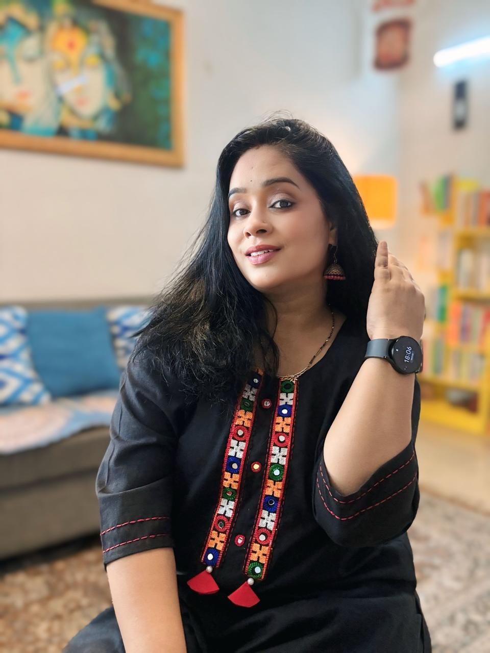 Black Kutch embroidered Kurta