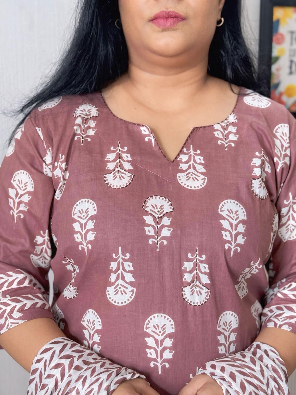 Aaram Brown Suit Set