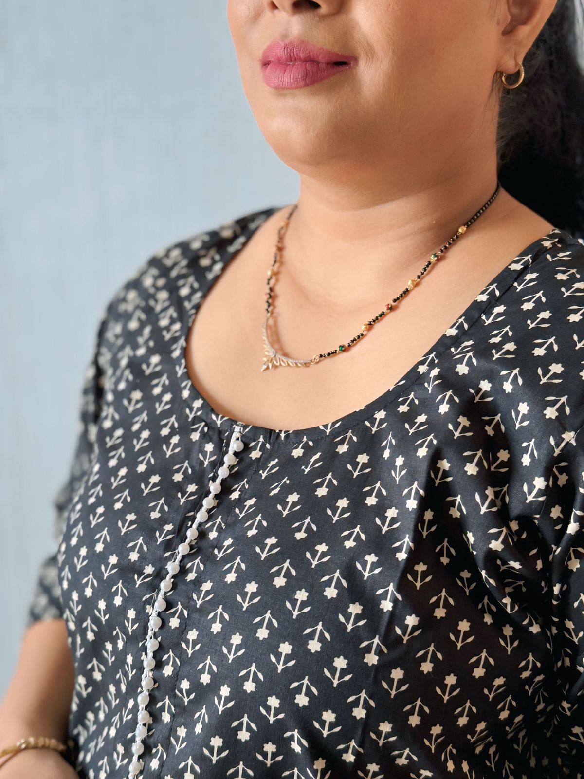 Daily Work wear Black kurta
