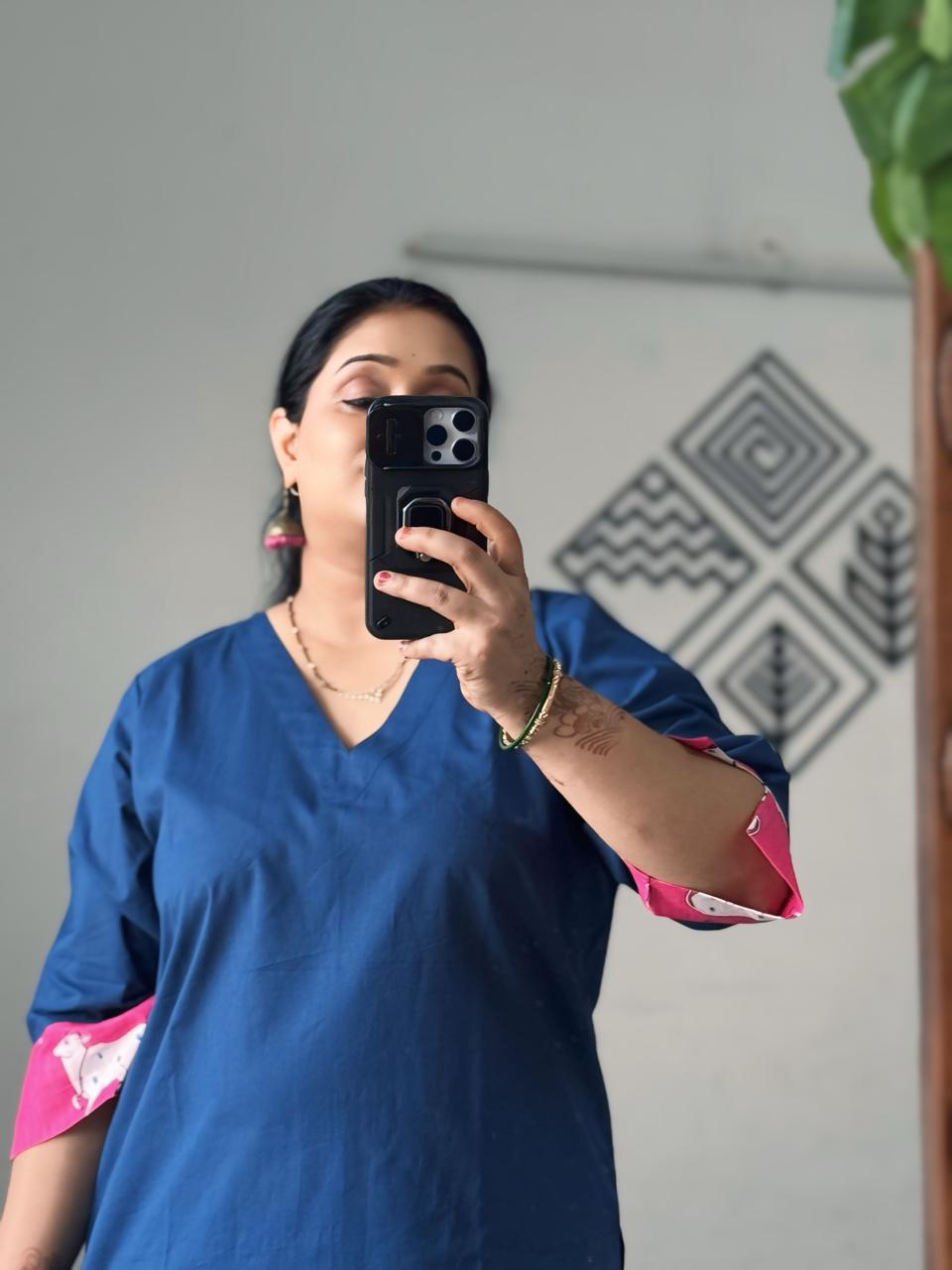 Emerald Blue Kurta Set