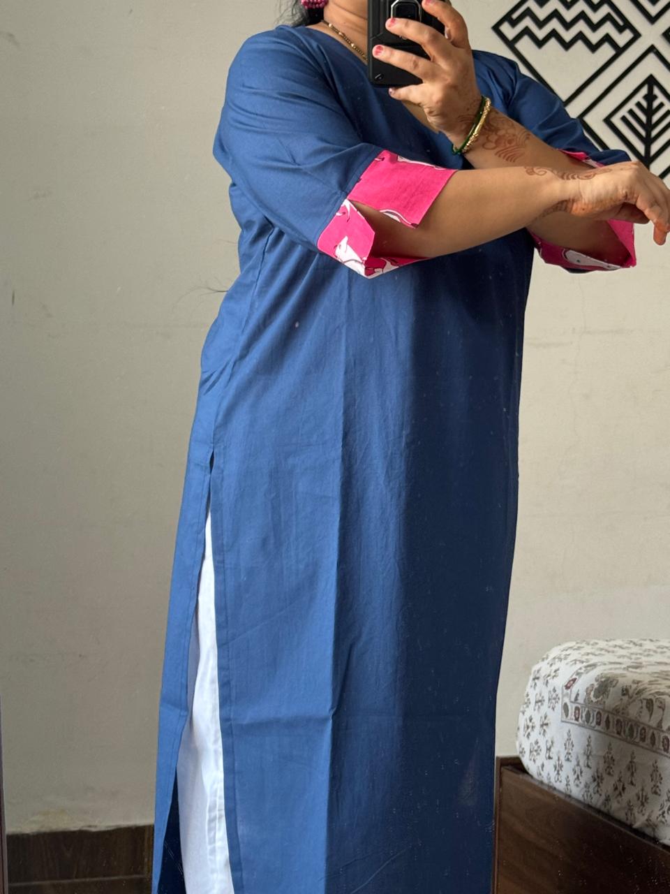 Emerald Blue Kurta Set