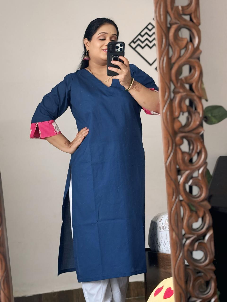 Emerald Blue Kurta Set