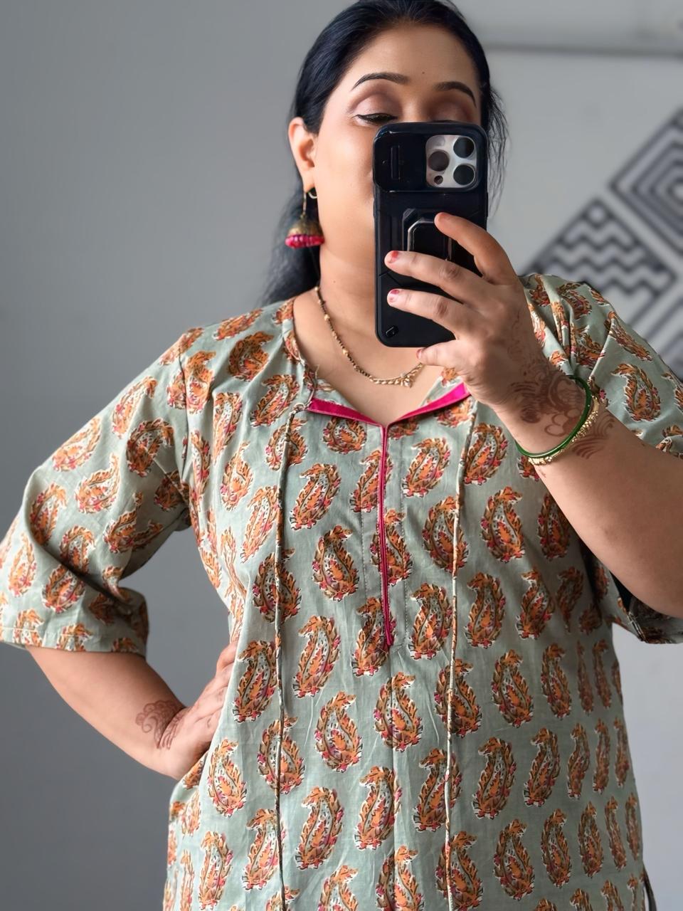 Pista Green Kurta Set