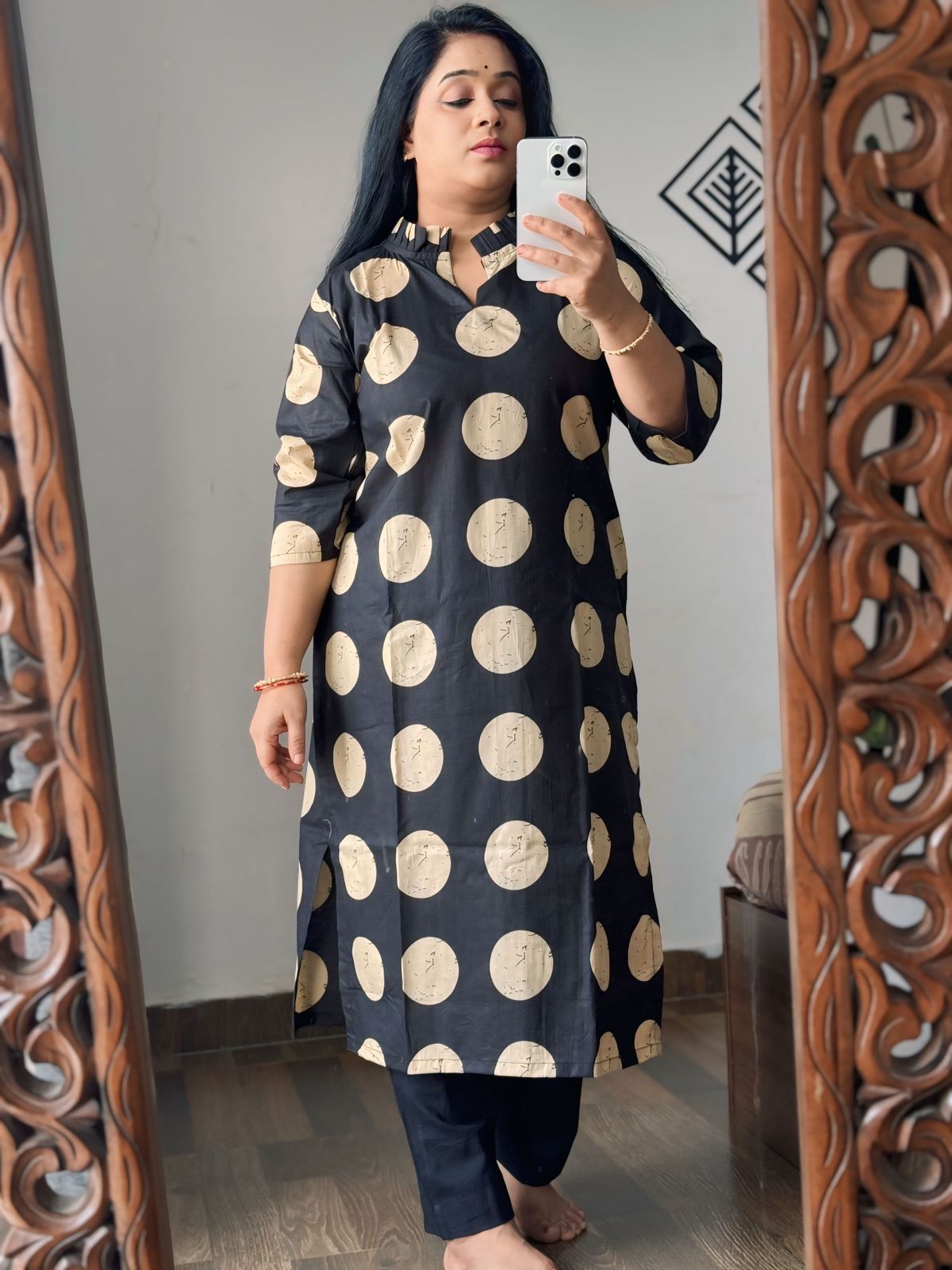 Black Cotton Coord Set – Effortless Workwear Comfort