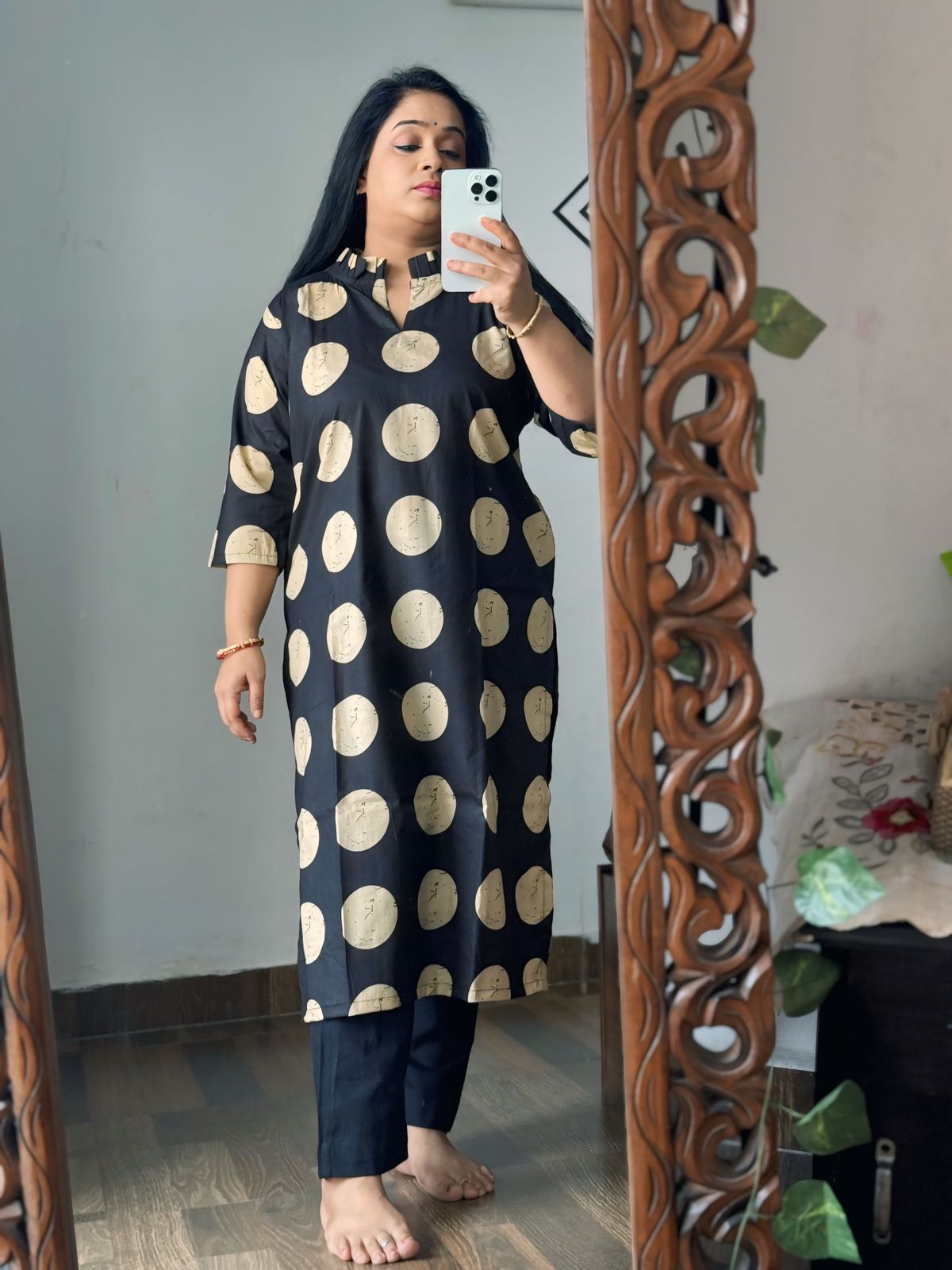 Black Cotton Coord Set – Effortless Workwear Comfort