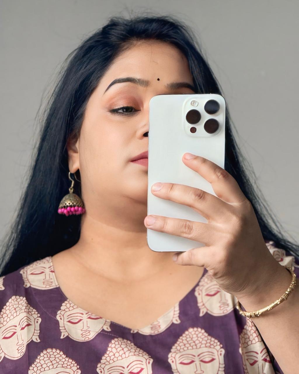 Buddha Motif Kalamkari Kurta