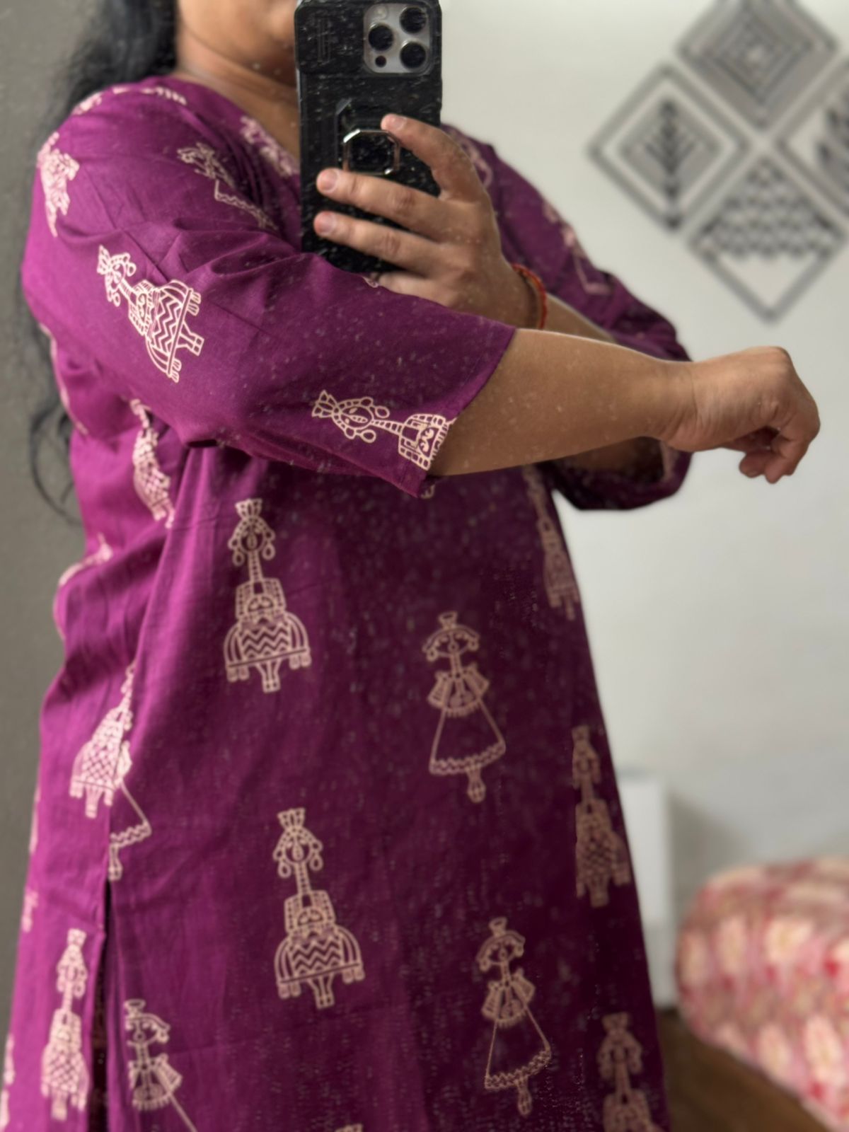 Daily Pehnawa Purple Palazzo Set