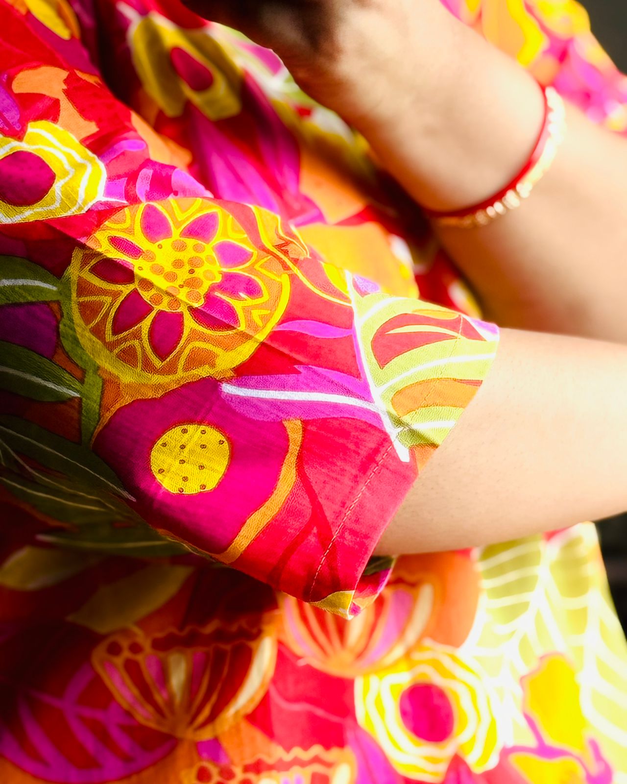 Tropical Floral A -Line Kurta