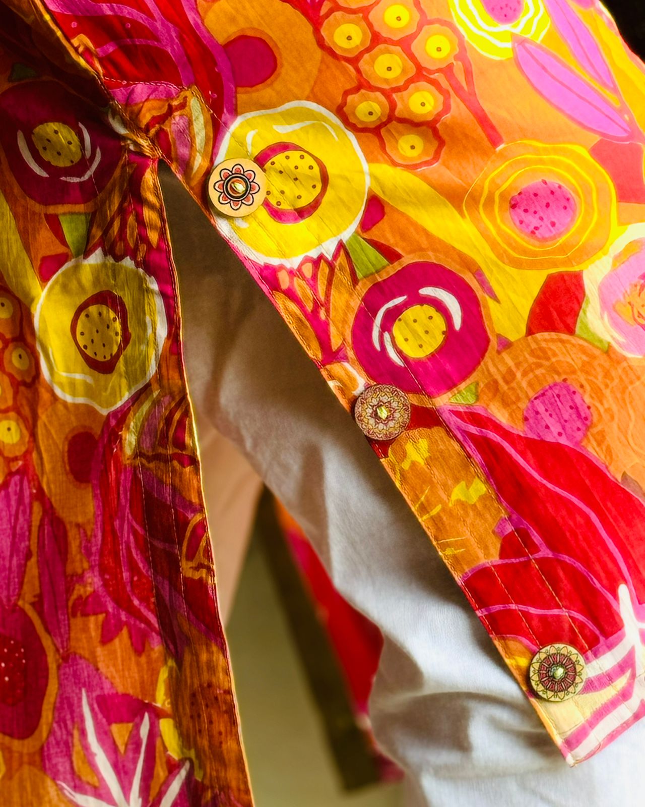 Tropical Floral A -Line Kurta