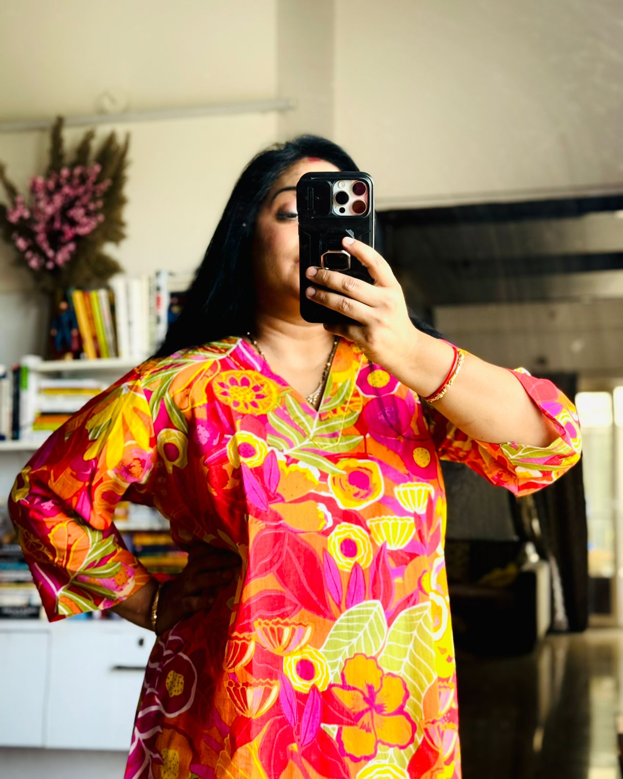 Tropical Floral A -Line Kurta