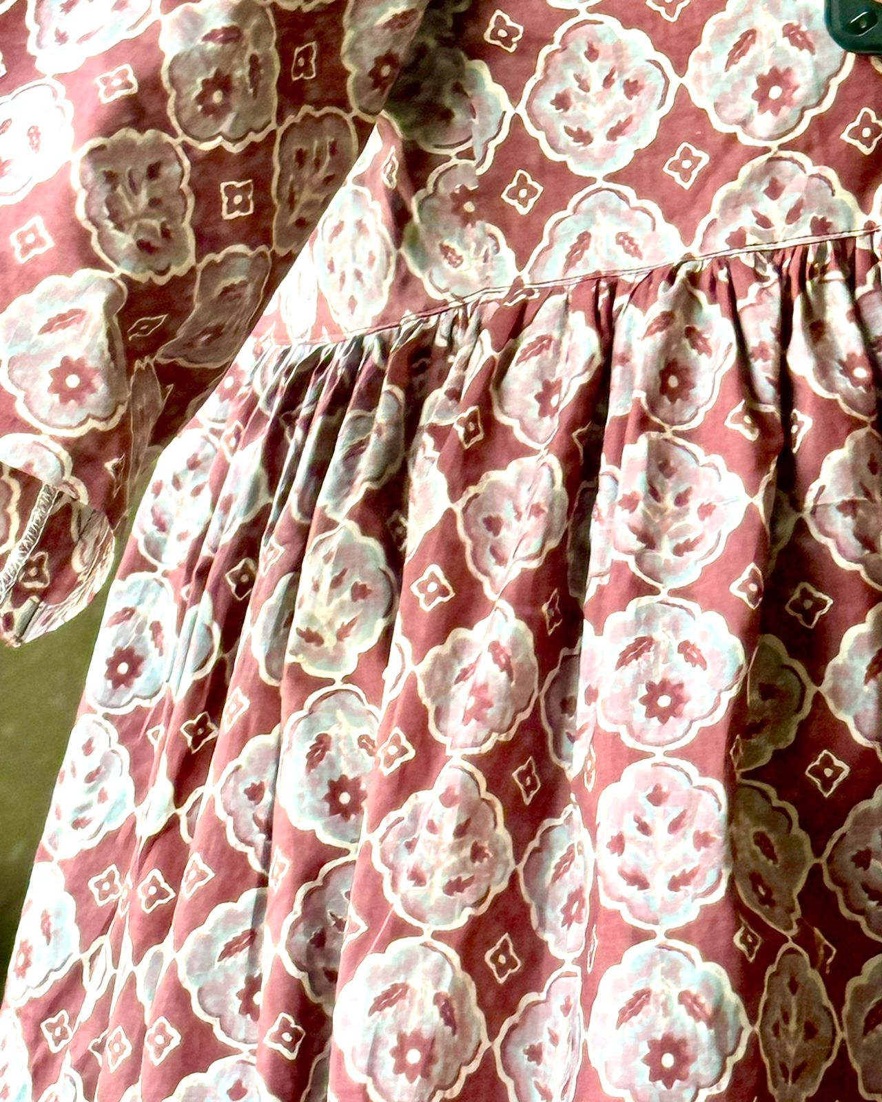 Ajrakh  Hip covering Short Kurta