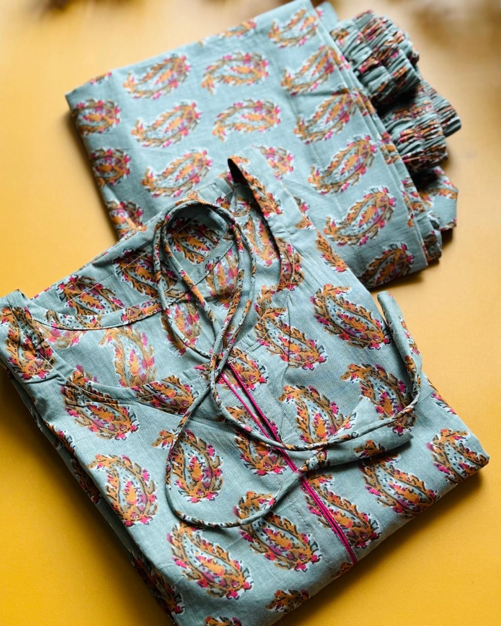 Pista Green Kurta Set